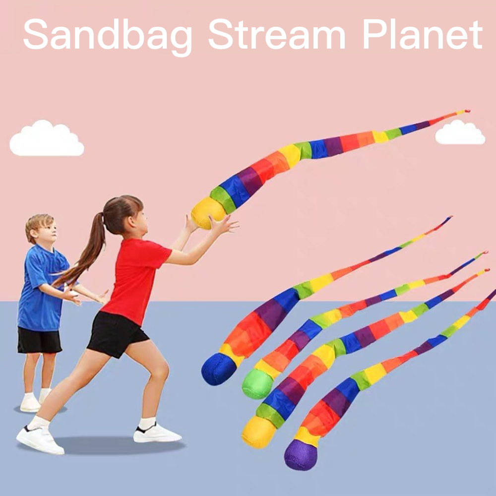 Kids Toys Unique - 2PCS Hand Throwing Ball Sandbag Rainbow