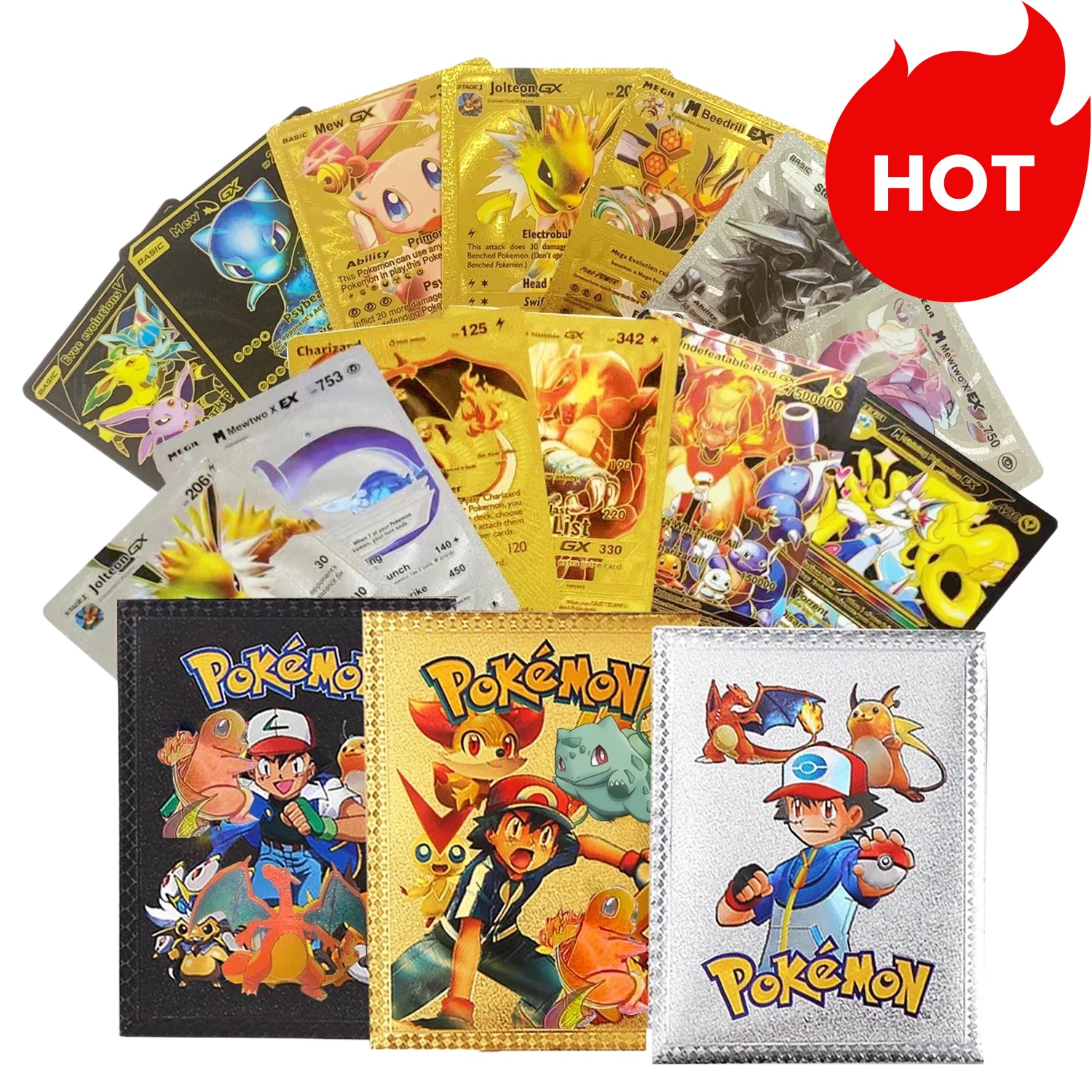 Kids Toys Usa - Pokemon Card New Box Gold Silver