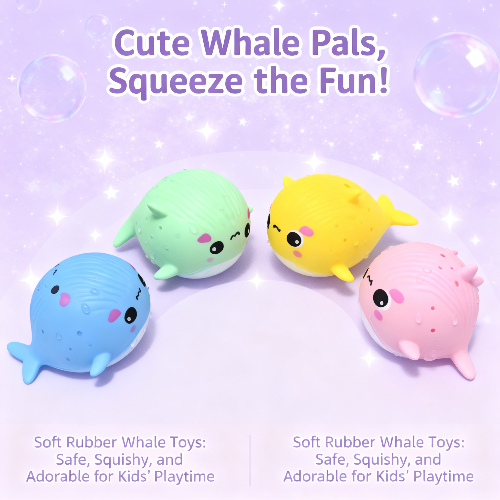 Kids Toys Usa - Squeezing Stress Relief Baby Bath Toys