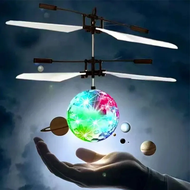 Kids Toys Unique - Led Light Suspension Crystal Ball Infrared