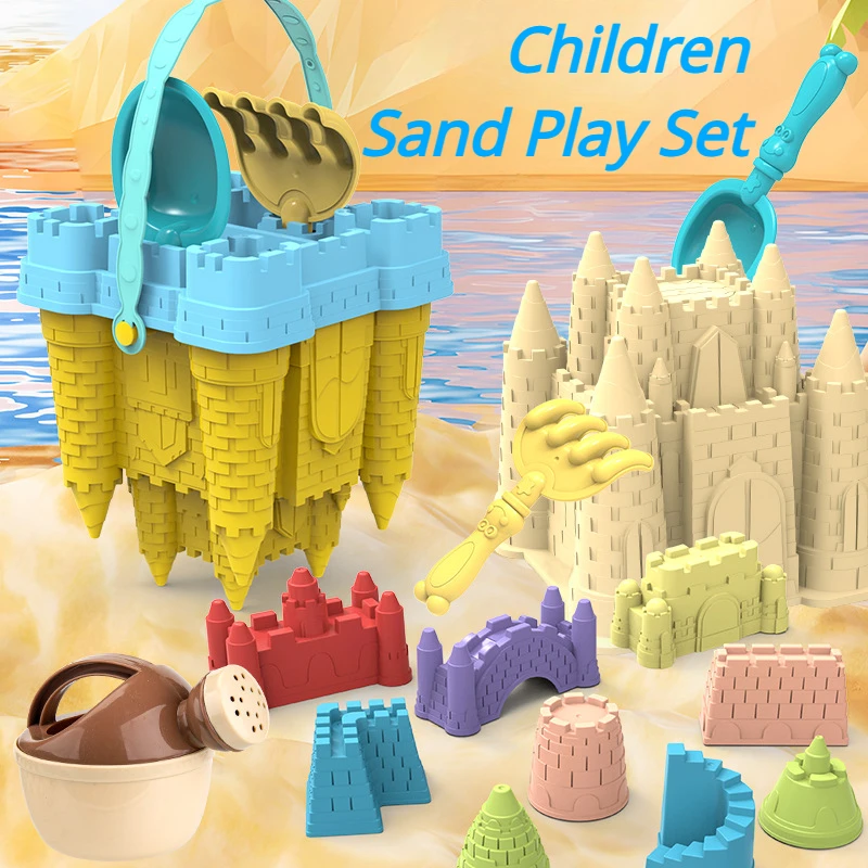 Kinetic Sand Mold - Sand Toys Castle Bucket Play Sand