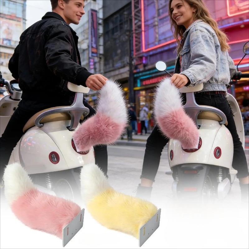 Remote Control Car - Cute Electric Wagging Plush Fox Tail,