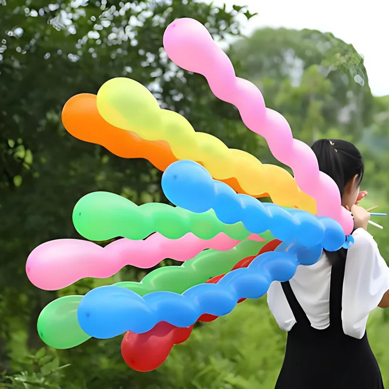 Kids Toys Unique - 20Pcs Multicolor Spiral Long Balloon Unique