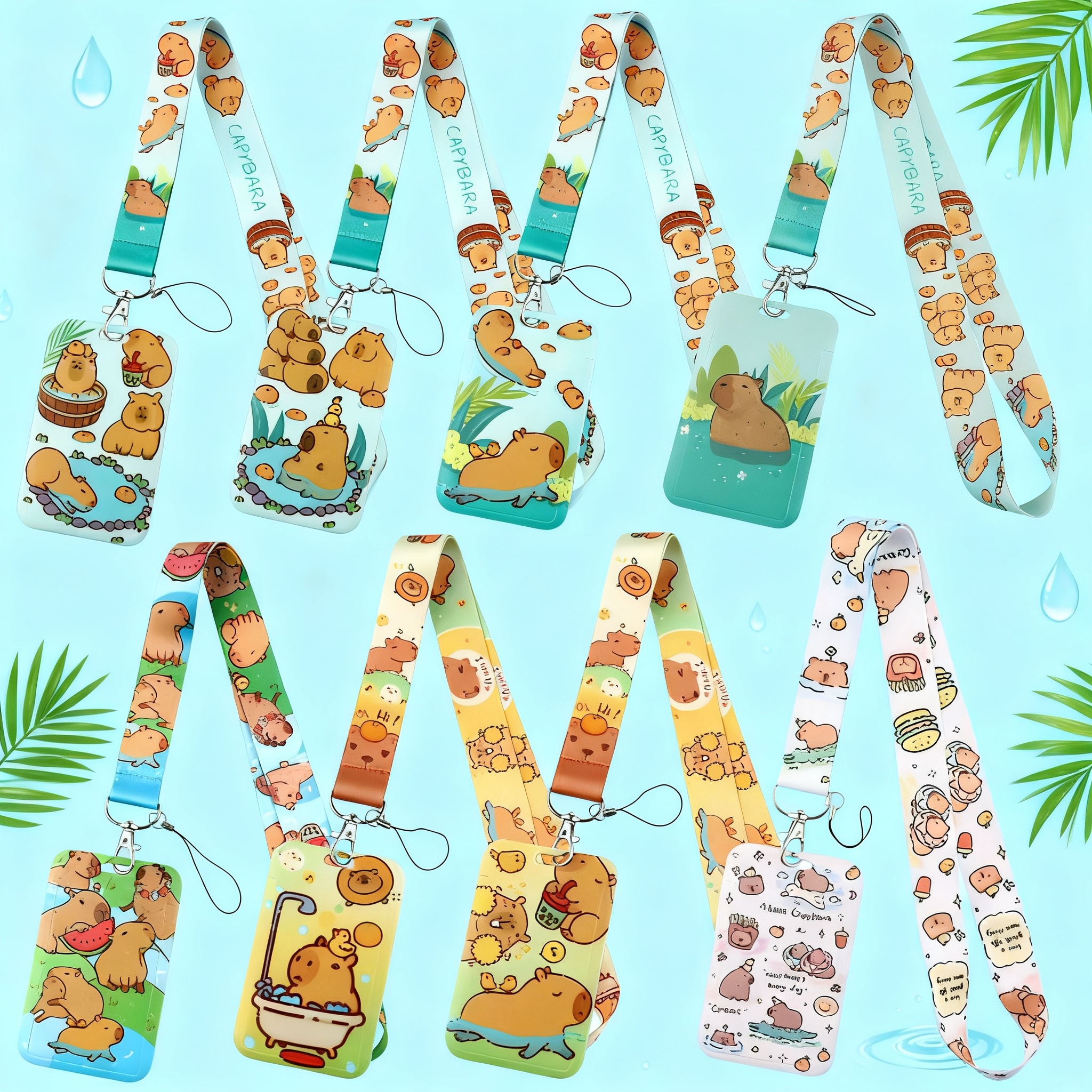 Kids Toys Japan - Cute Capybara Lanyards for Key Holder