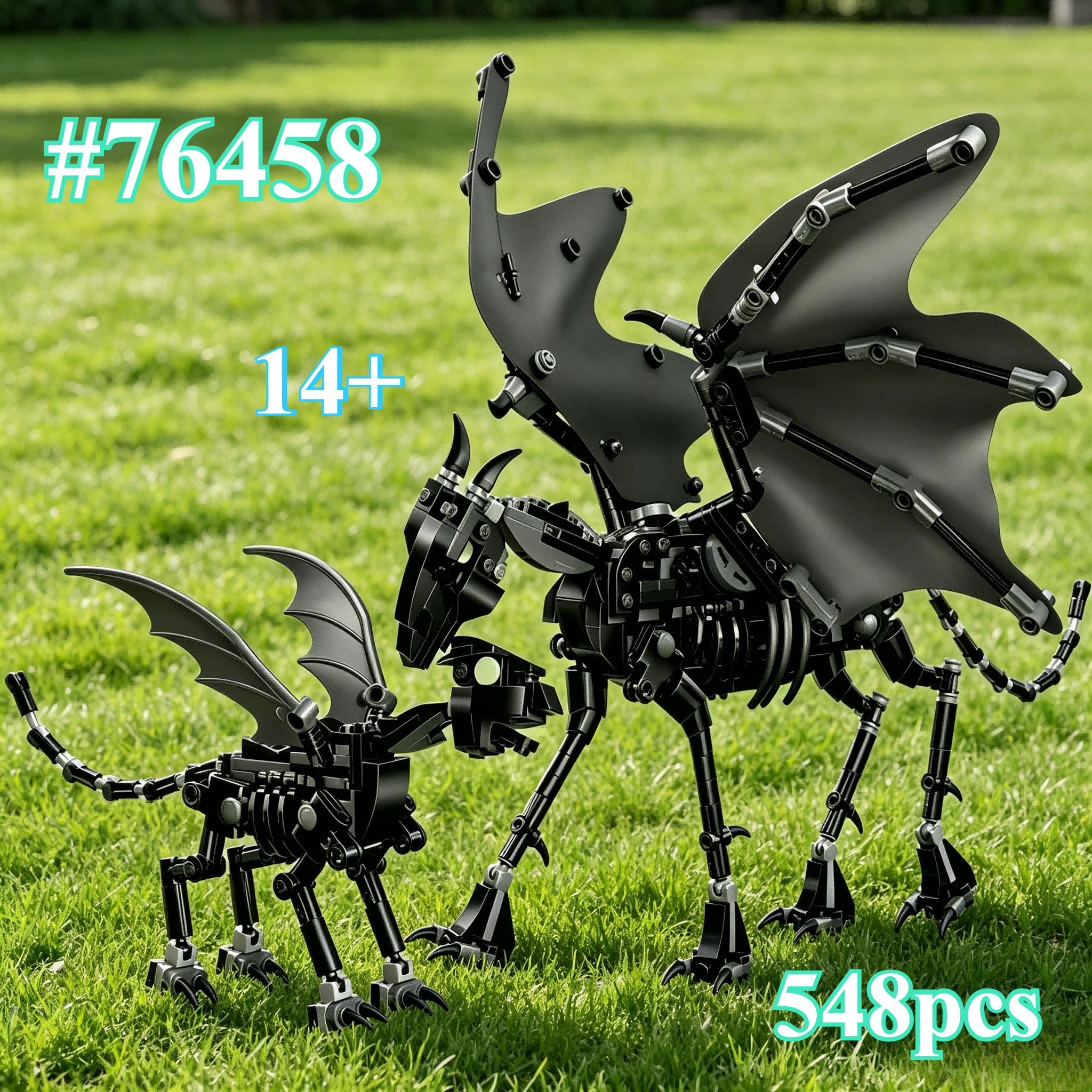 Lego Building Blocks - A model with wings 76458 Building