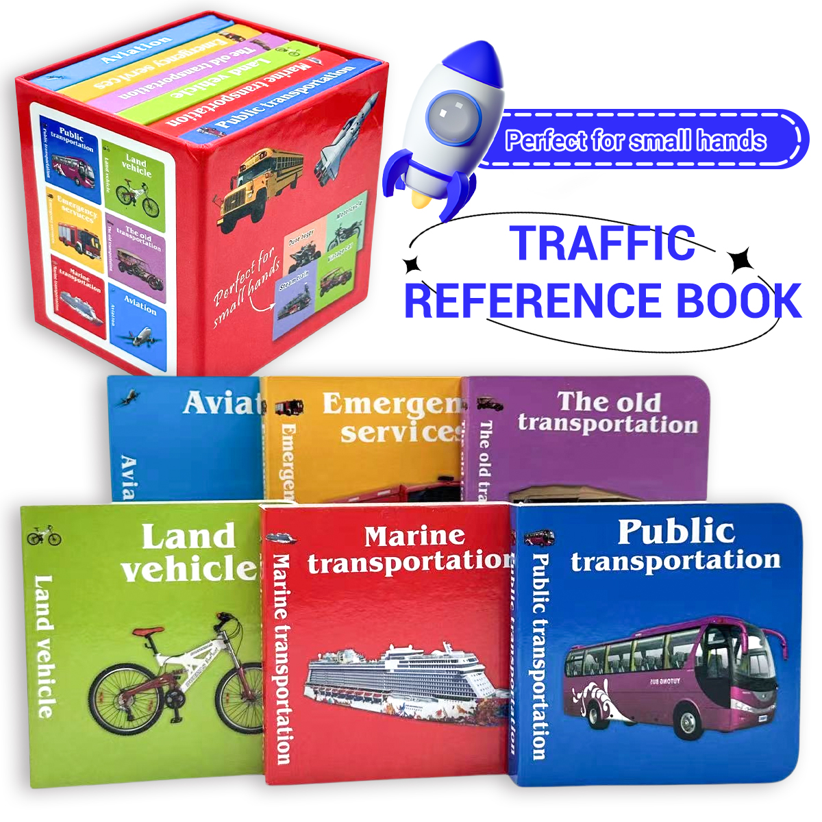 A Box Of Six Manga Anime Books - مراجعة Educational Flash Card وسعره