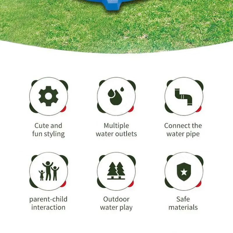 360 Degree Water Sprinkler Rot - مراجعة Kids Yard Toys وسعره