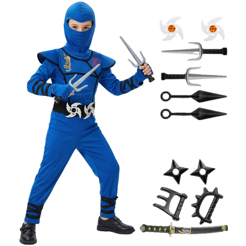 Black and Blue Ninja Costume f - مراجعة Kids Toys Japan وسعره
