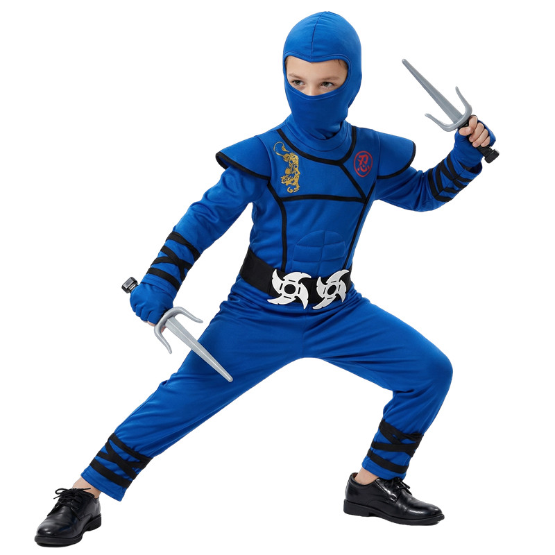 Black and Blue Ninja Costume f - مراجعة Kids Toys Japan وسعره
