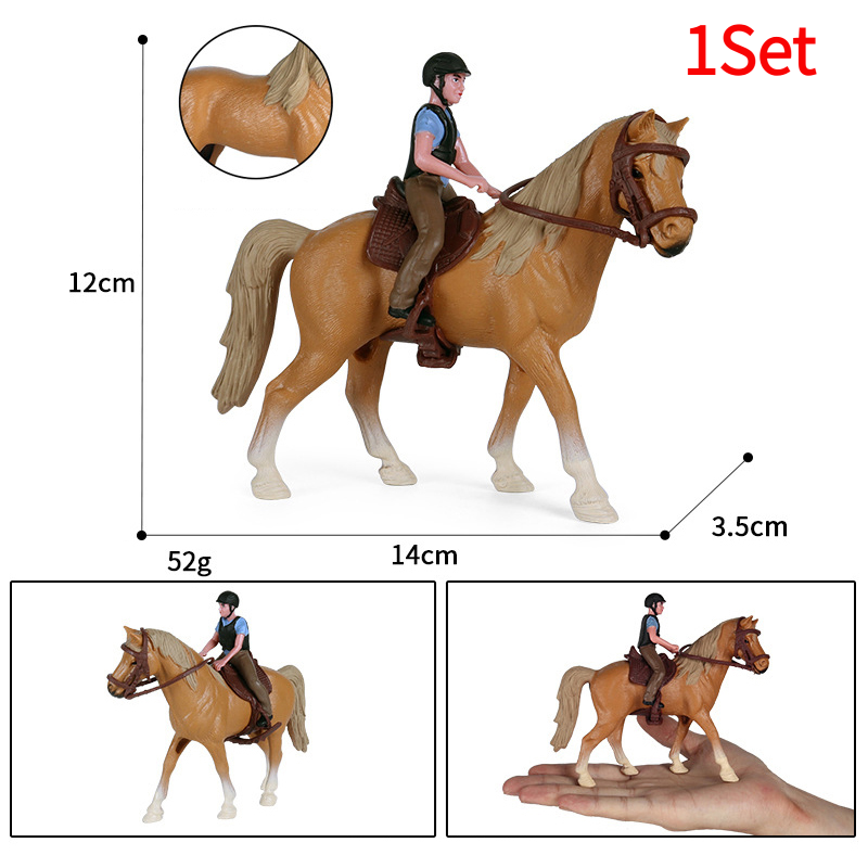 1Set Simulation Animals Horse  - مراجعة Kids Toys Horse وسعره