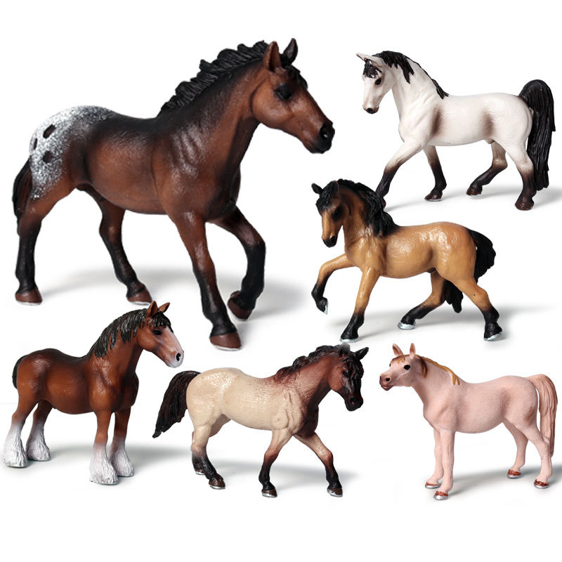1Set Simulation Animals Horse  - مراجعة Kids Toys Horse وسعره