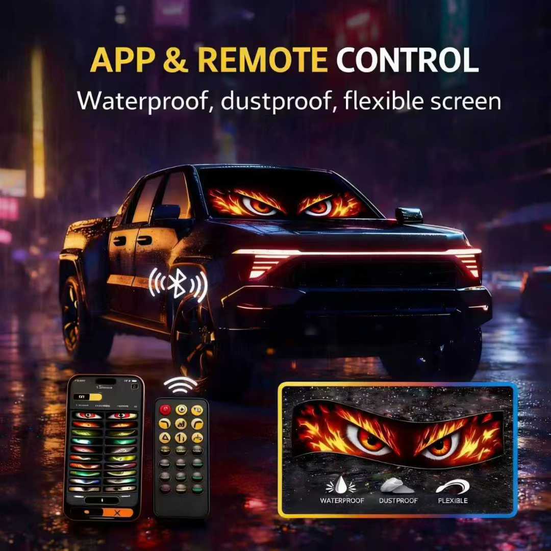 2pcs/Set LED Flexible Screen R - مراجعة Remote Control Car وسعره