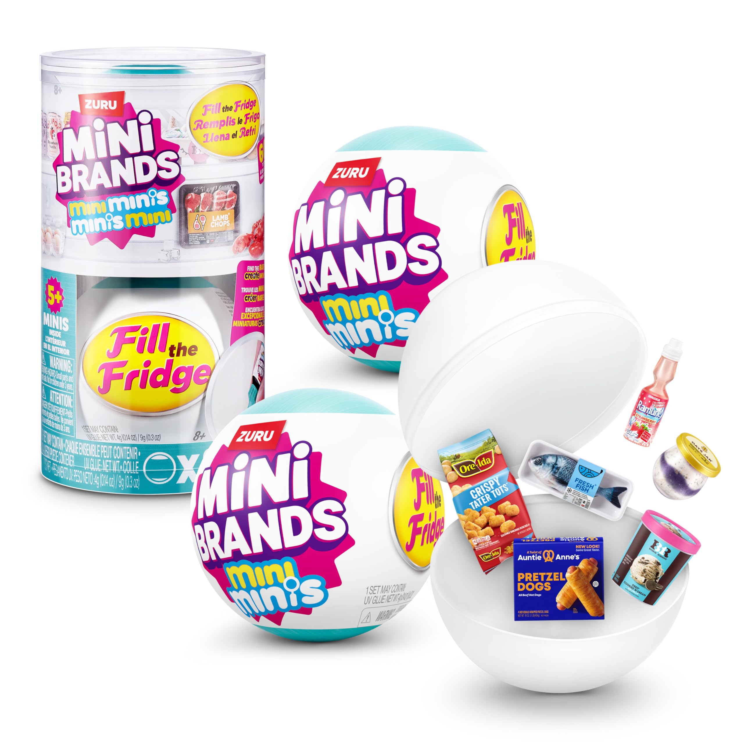 Mini Brands Fridge Mystery Bal - مراجعة Kids Toys Kitchen وسعره