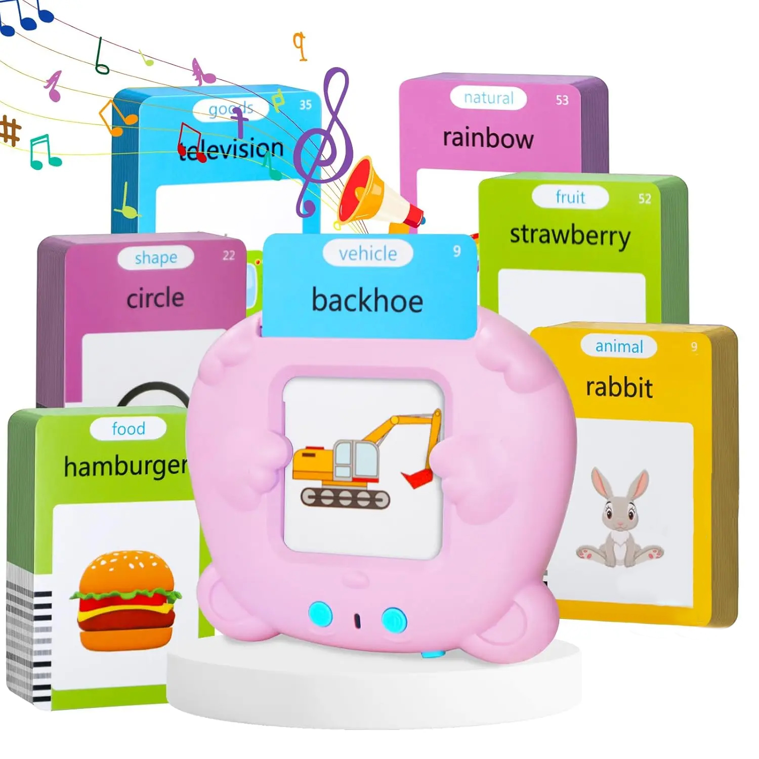 Toddler Talking Flash Cards fo - مراجعة Educational Flash Card وسعره