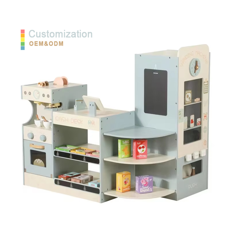 Kids Wooden Grocery Store Play - مراجعة Kids Toys Stores وسعره