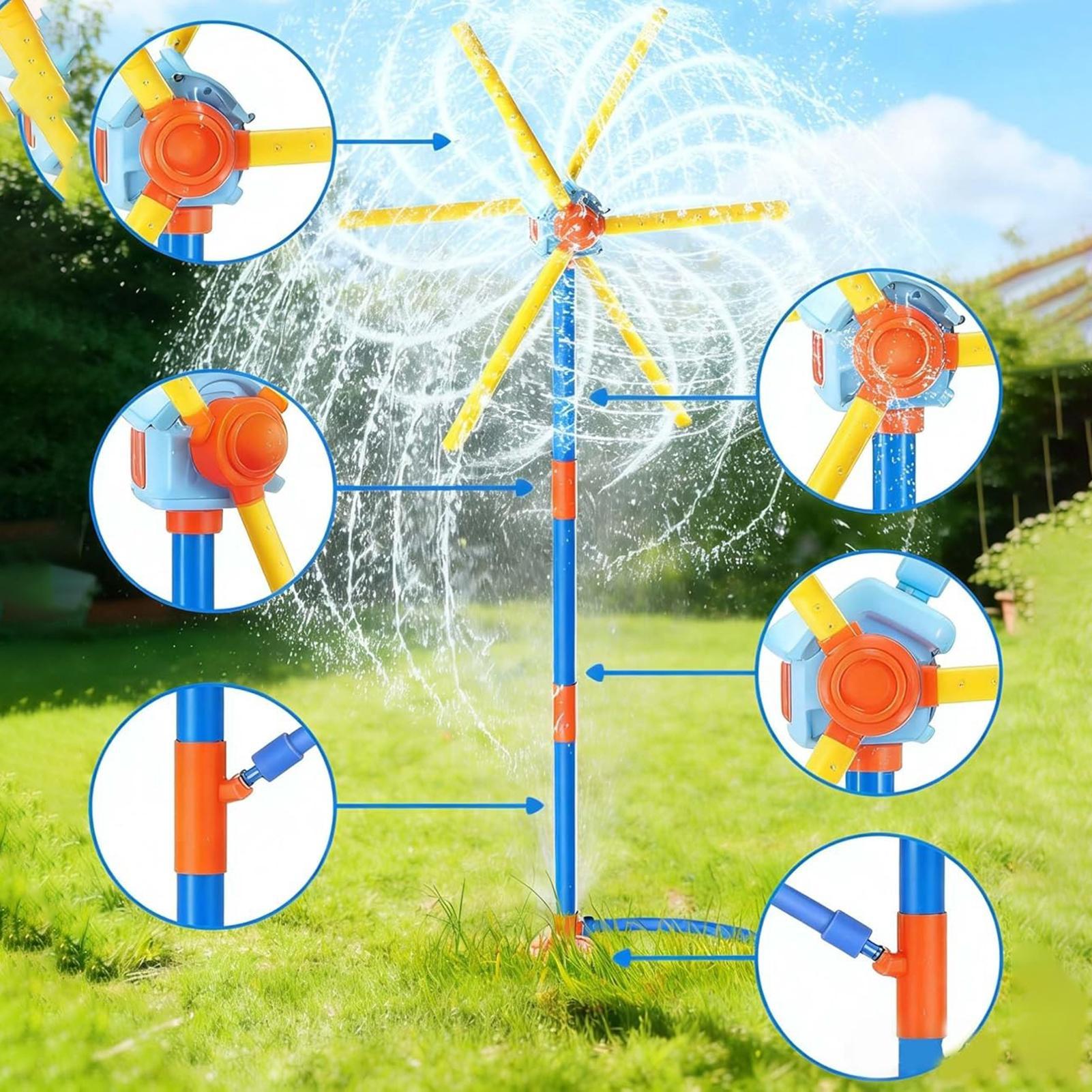 Kids Sprinkler Windmill Fun Sp - مراجعة Kids Yard Toys وسعره