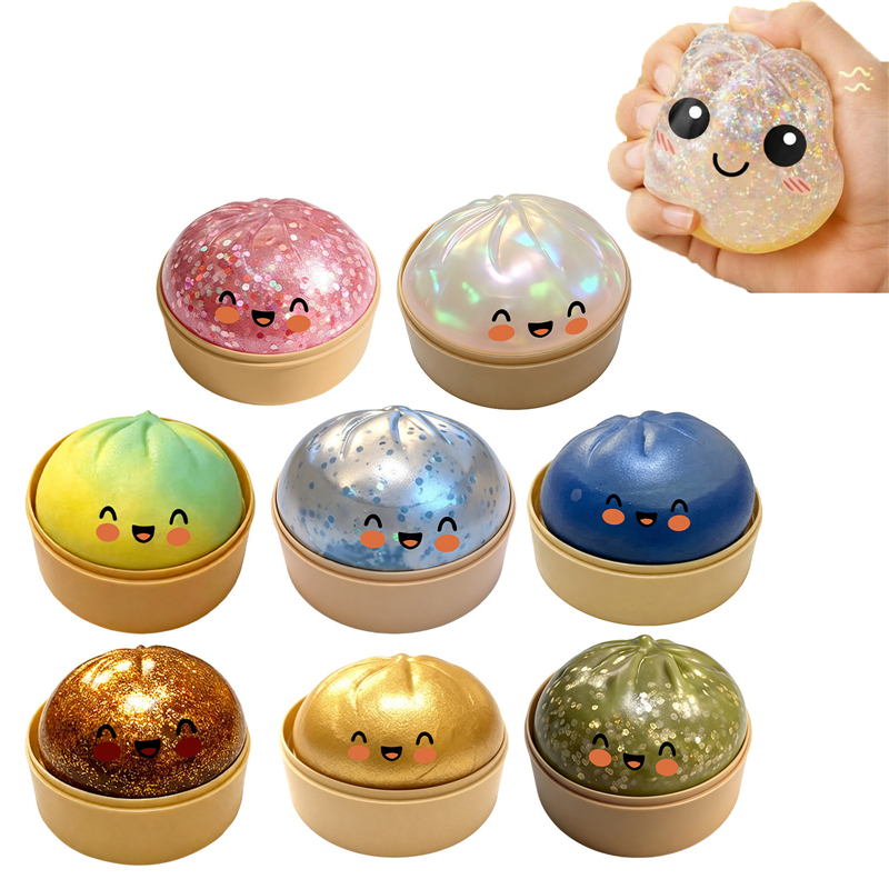 Fidget Toy Squishy Colorful Du - مراجعة Kids Toys Dumplings وسعره