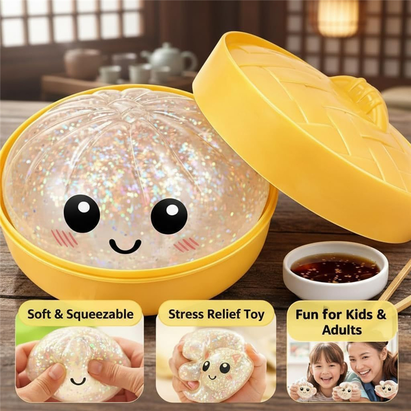 Fidget Toy Squishy Colorful Du - مراجعة Kids Toys Dumplings وسعره