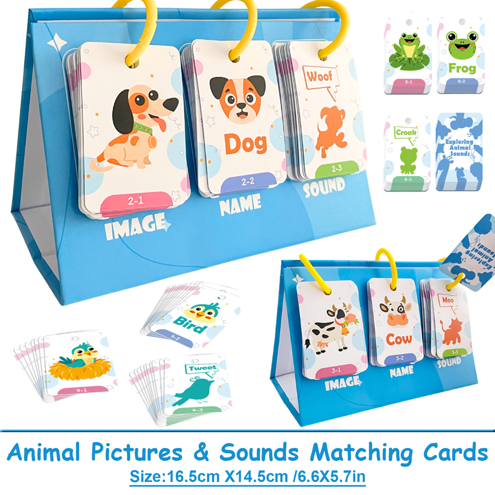 72Pcs Kids Learn Animal Sounds - مراجعة Educational Flash Card وسعره