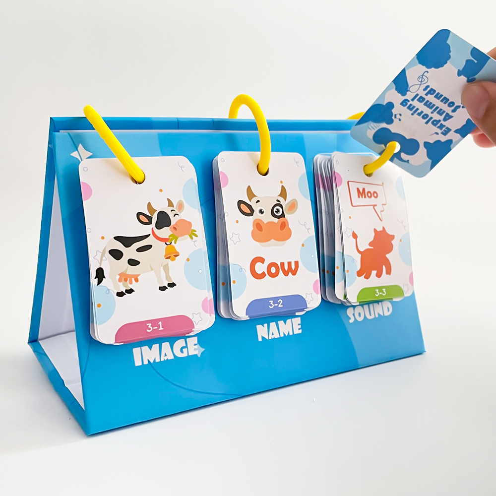 72Pcs Kids Learn Animal Sounds - مراجعة Educational Flash Card وسعره