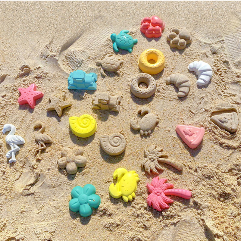 Beach toy sand mold sand print - مراجعة Kinetic Sand Mold وسعره