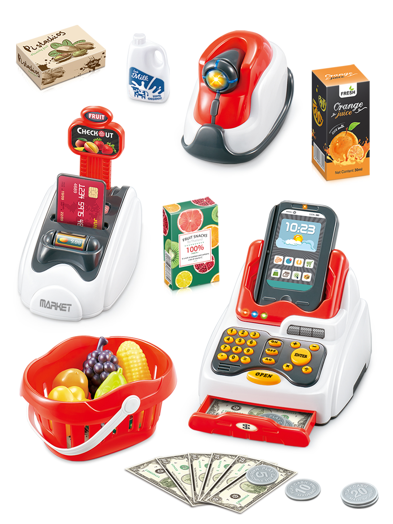 Grocery Store Pretend Play Ele - مراجعة Kids Toys Stores وسعره
