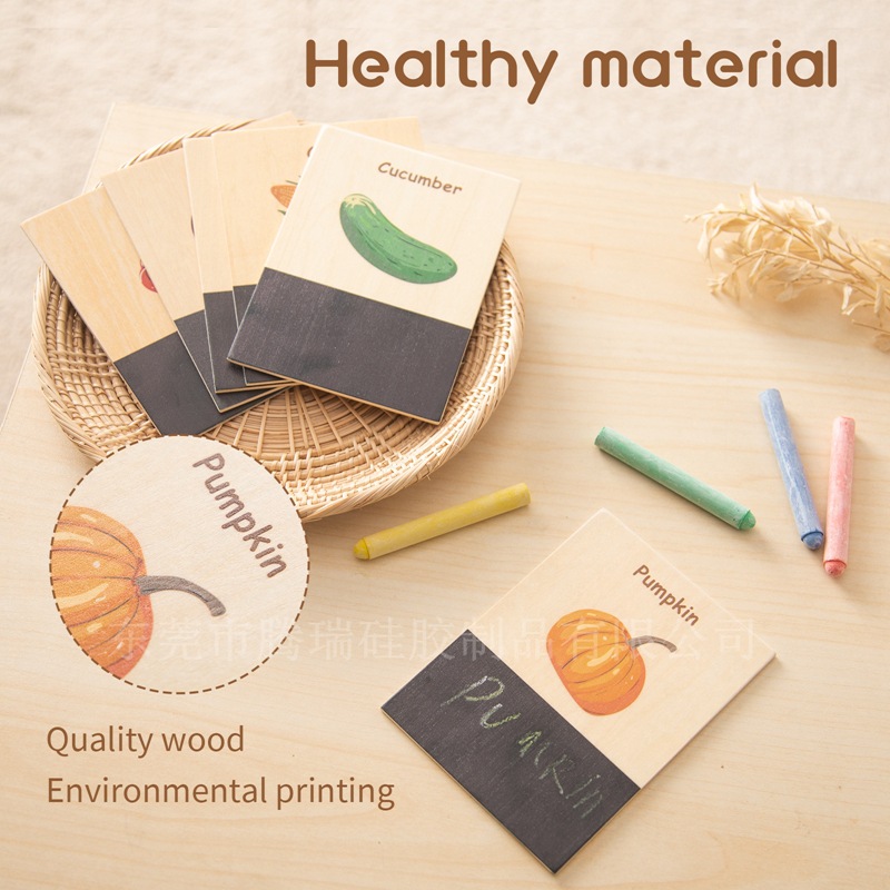Wooden Cognition Flash Cards W - مراجعة Educational Flash Card وسعره