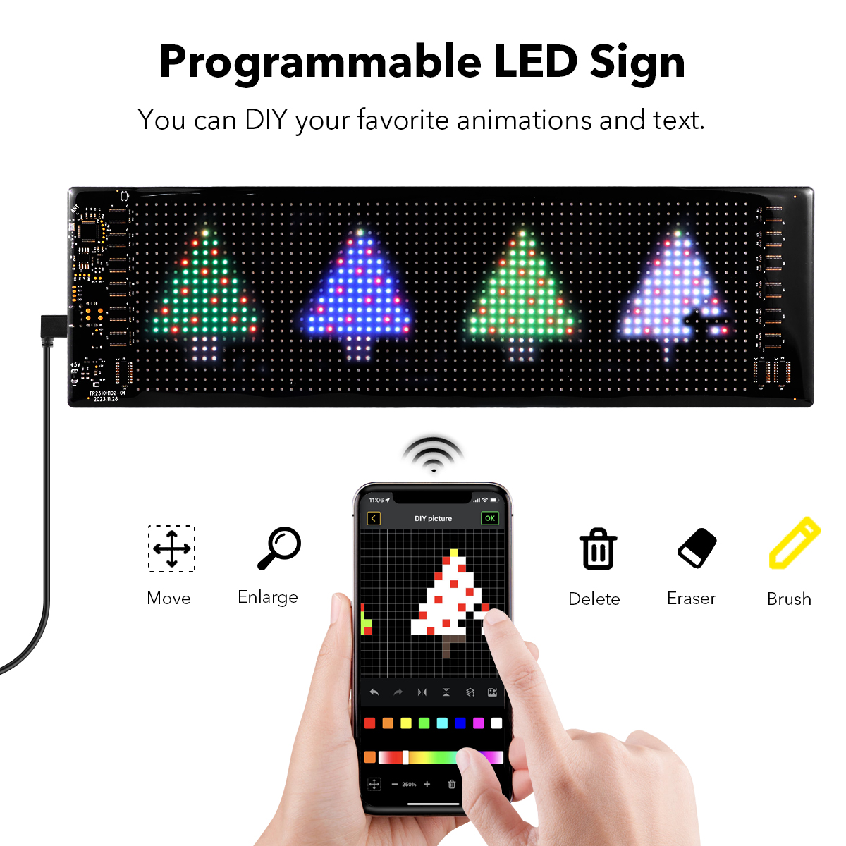 16x96 LEDs Matrix Pixel Panel, - مراجعة Remote Control Car وسعره