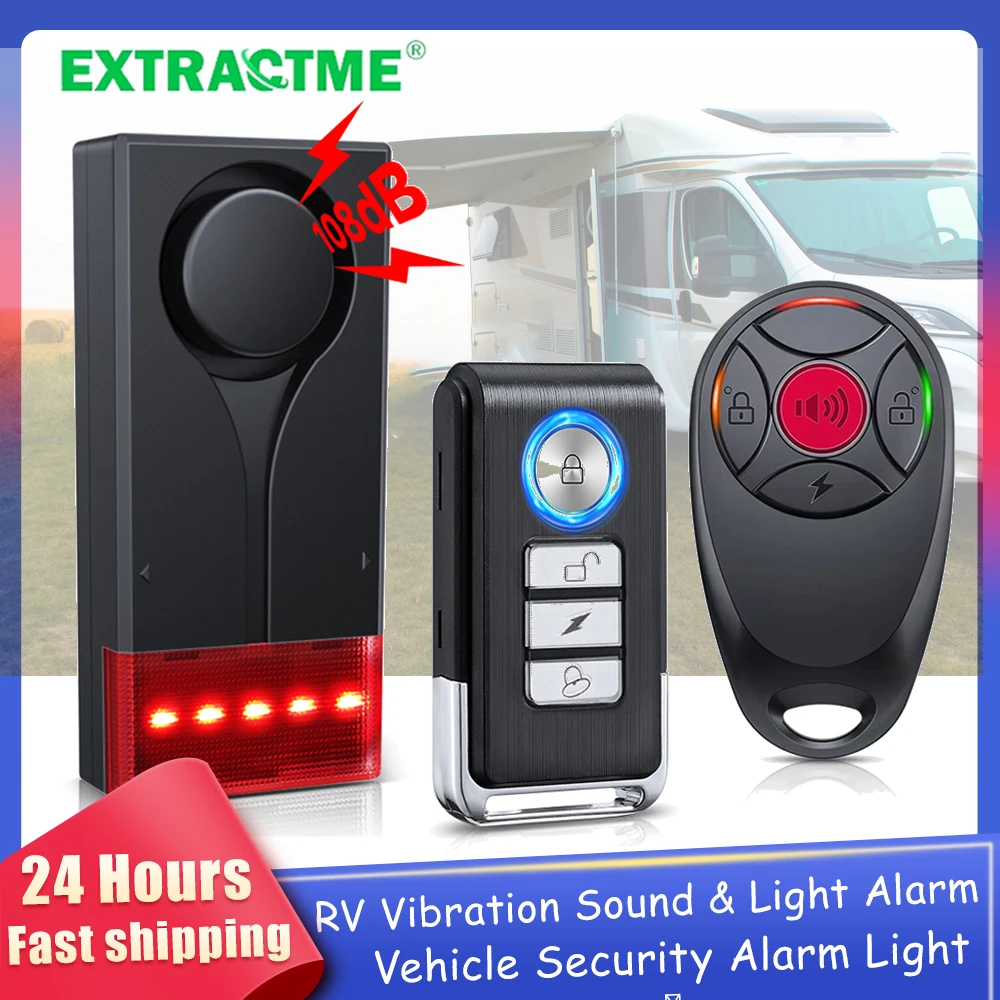 Extractme RV Alarm 108dB Car V - مراجعة Remote Control Car وسعره