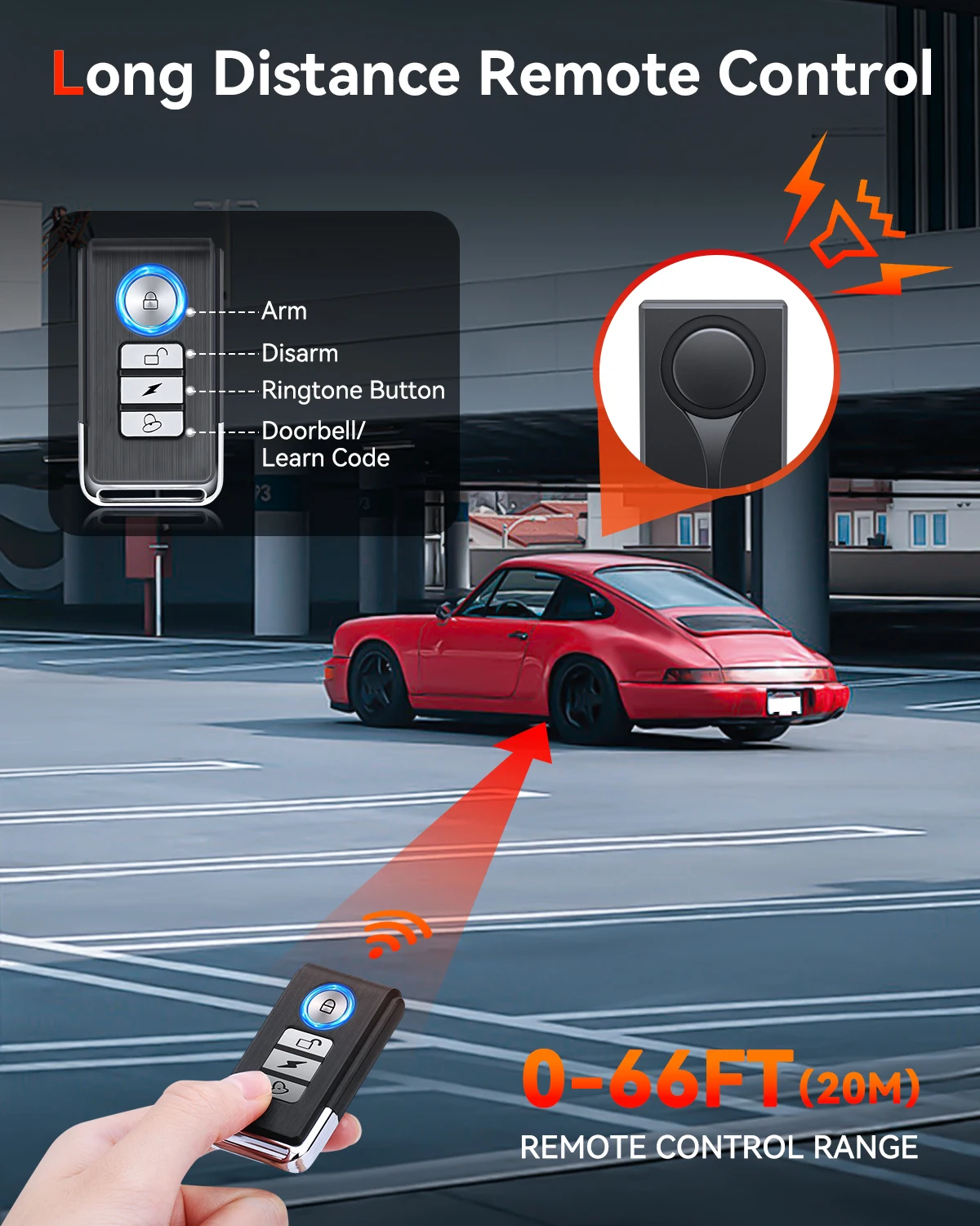 Extractme RV Alarm 108dB Car V - مراجعة Remote Control Car وسعره