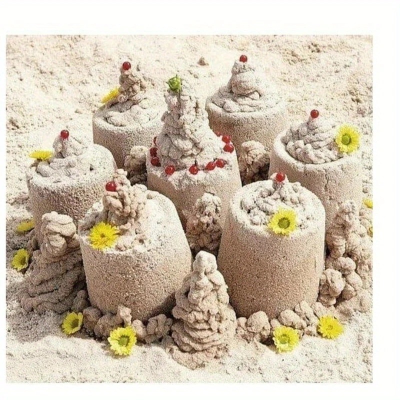 1pc Beach Sand and Water Mixin - مراجعة Kinetic Sand Mold وسعره
