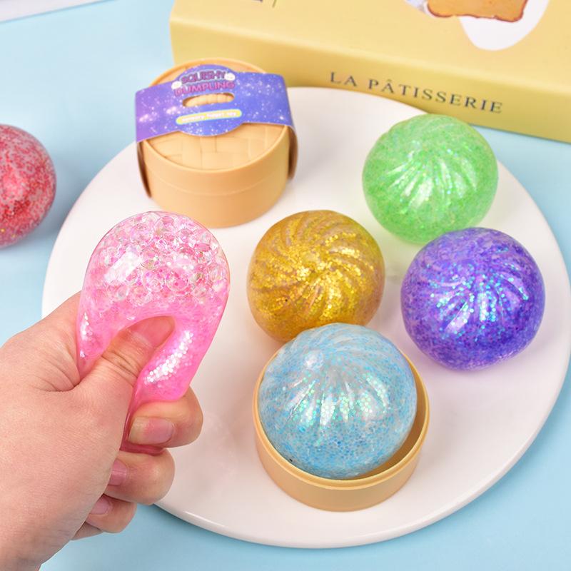 1/2Pcs Slow Rebound Soft Pinch - مراجعة Kids Toys Dumplings وسعره