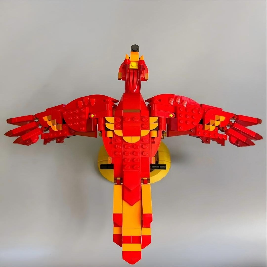 Magic World Fire Phoenix76394  - مراجعة Lego Building Blocks وسعره