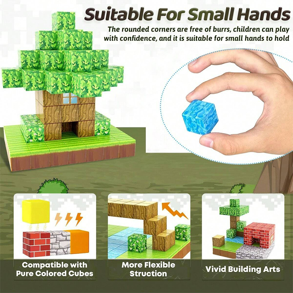 DIY Magnetic Building Blocks M - مراجعة Kids Toys Stores وسعره
