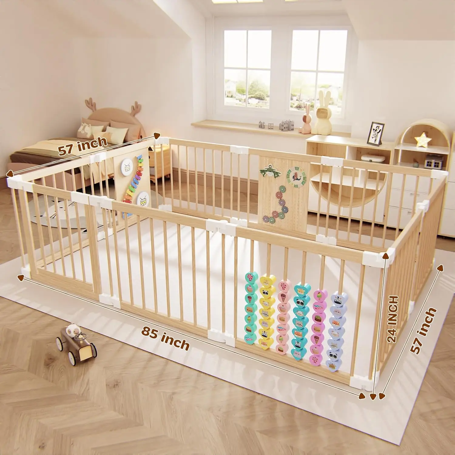 Adjustable Multi Shape Wooden  - مراجعة Kids Yard Toys وسعره