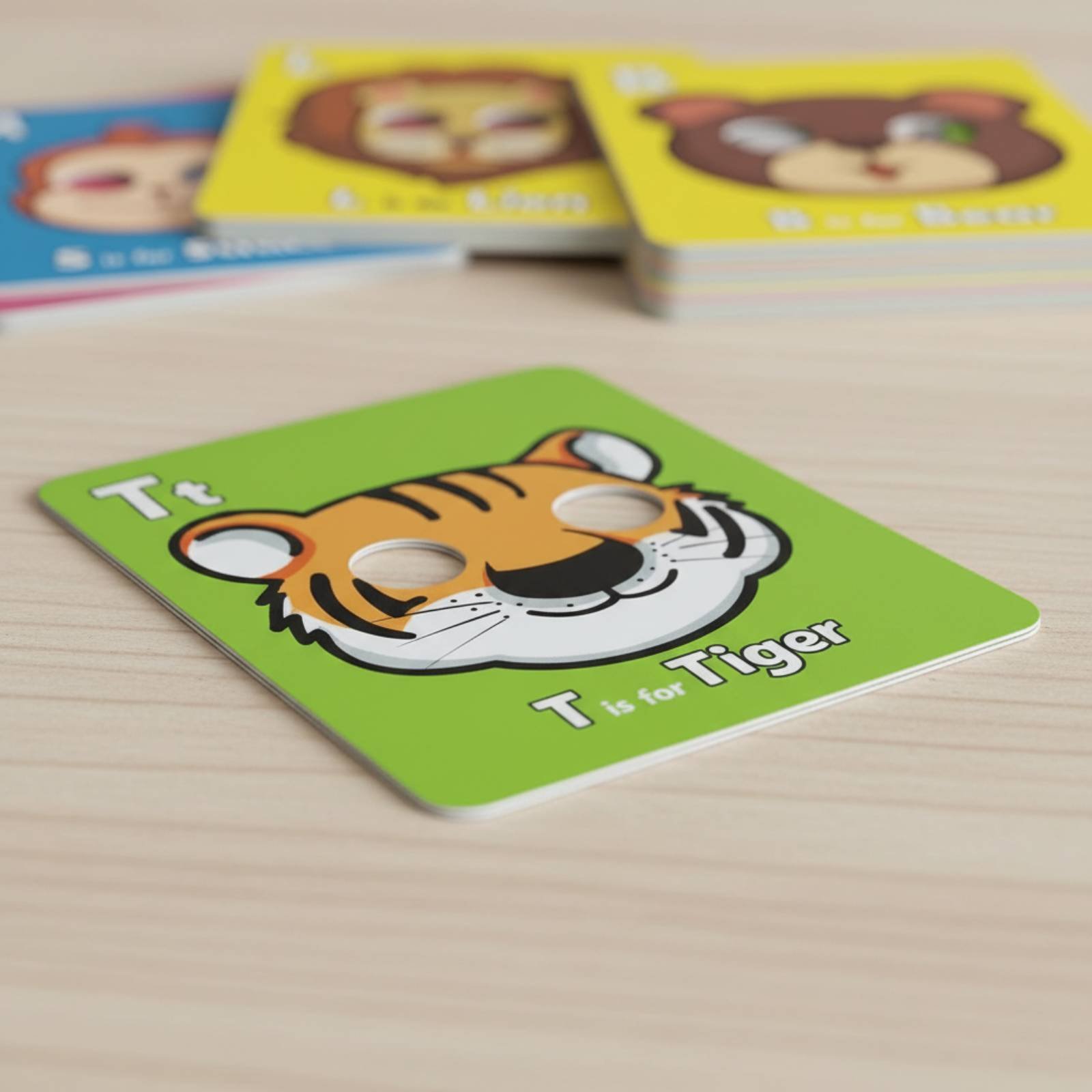 Creature Mask Flash Cards Inte - مراجعة Educational Flash Card وسعره