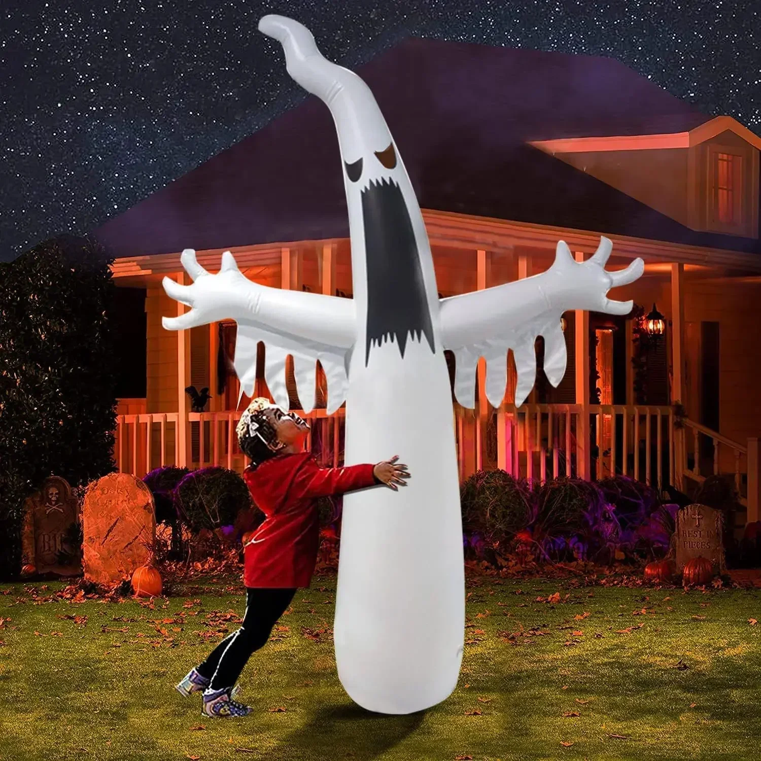 Halloween Inflatable Scary Gho - مراجعة Kids Yard Toys وسعره