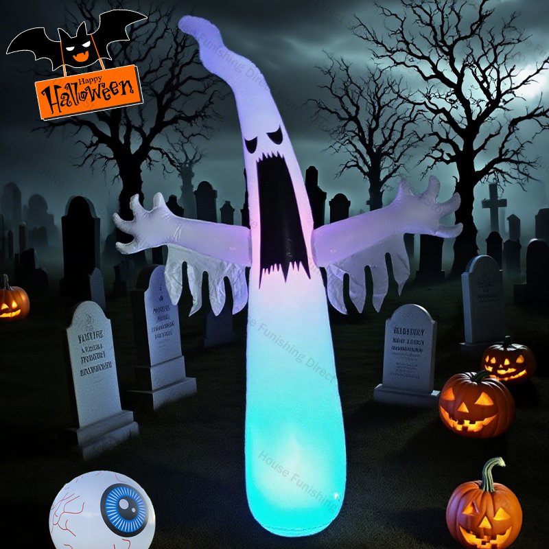 Halloween Inflatable Scary Gho - مراجعة Kids Yard Toys وسعره