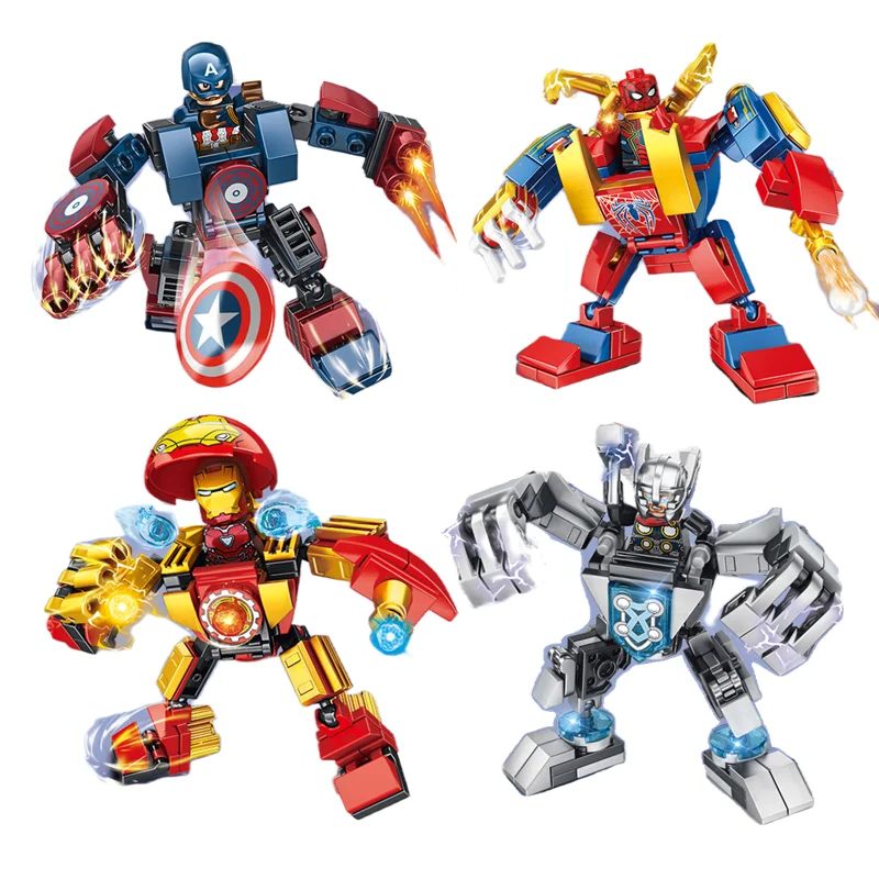 Blind box Mini Marvel Building - مراجعة Lego Building Blocks وسعره
