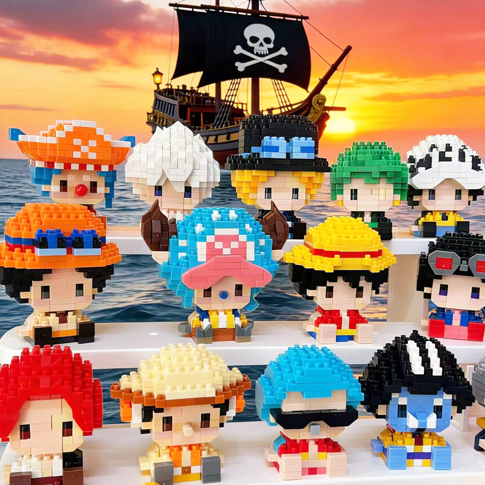 ONE PIECE Sun God Nika Luffy M - مراجعة Lego Building Blocks وسعره
