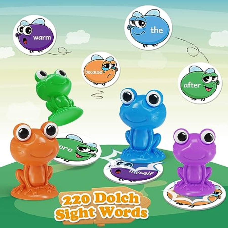 Sight Word Games Frog Site Wor - مراجعة Educational Flash Card وسعره