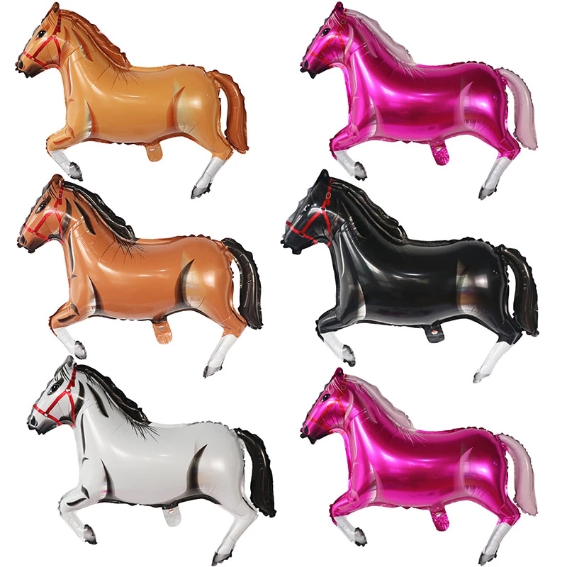 Large Horse Foil Balloons Happ - مراجعة Kids Toys Horse وسعره