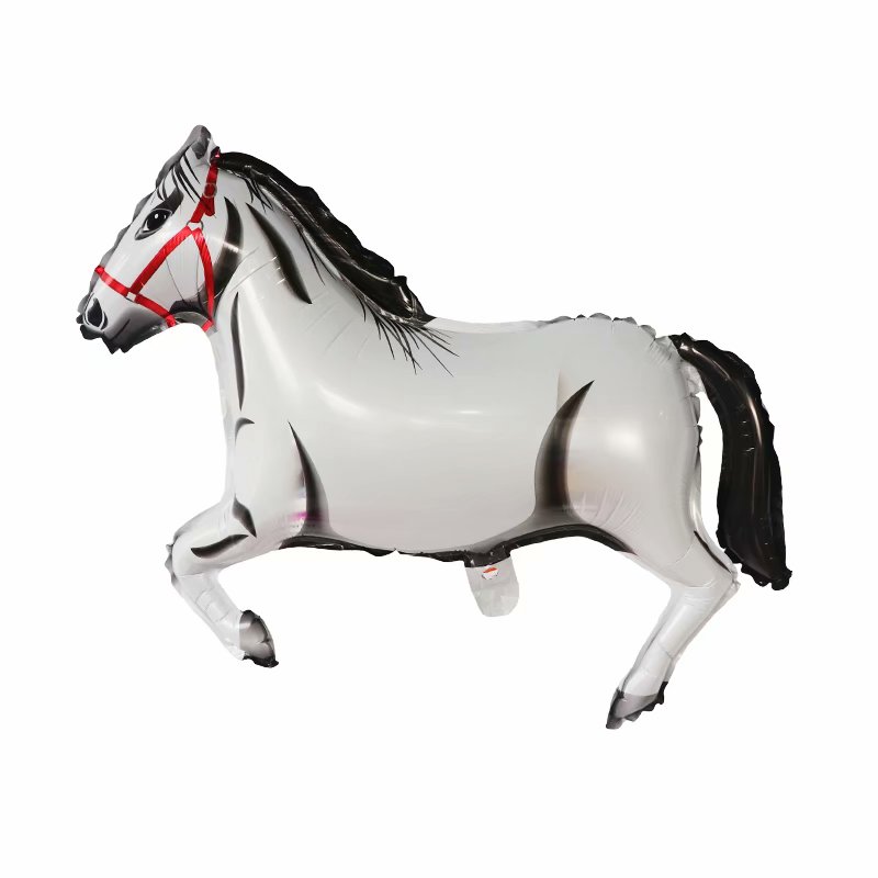 Large Horse Foil Balloons Happ - مراجعة Kids Toys Horse وسعره