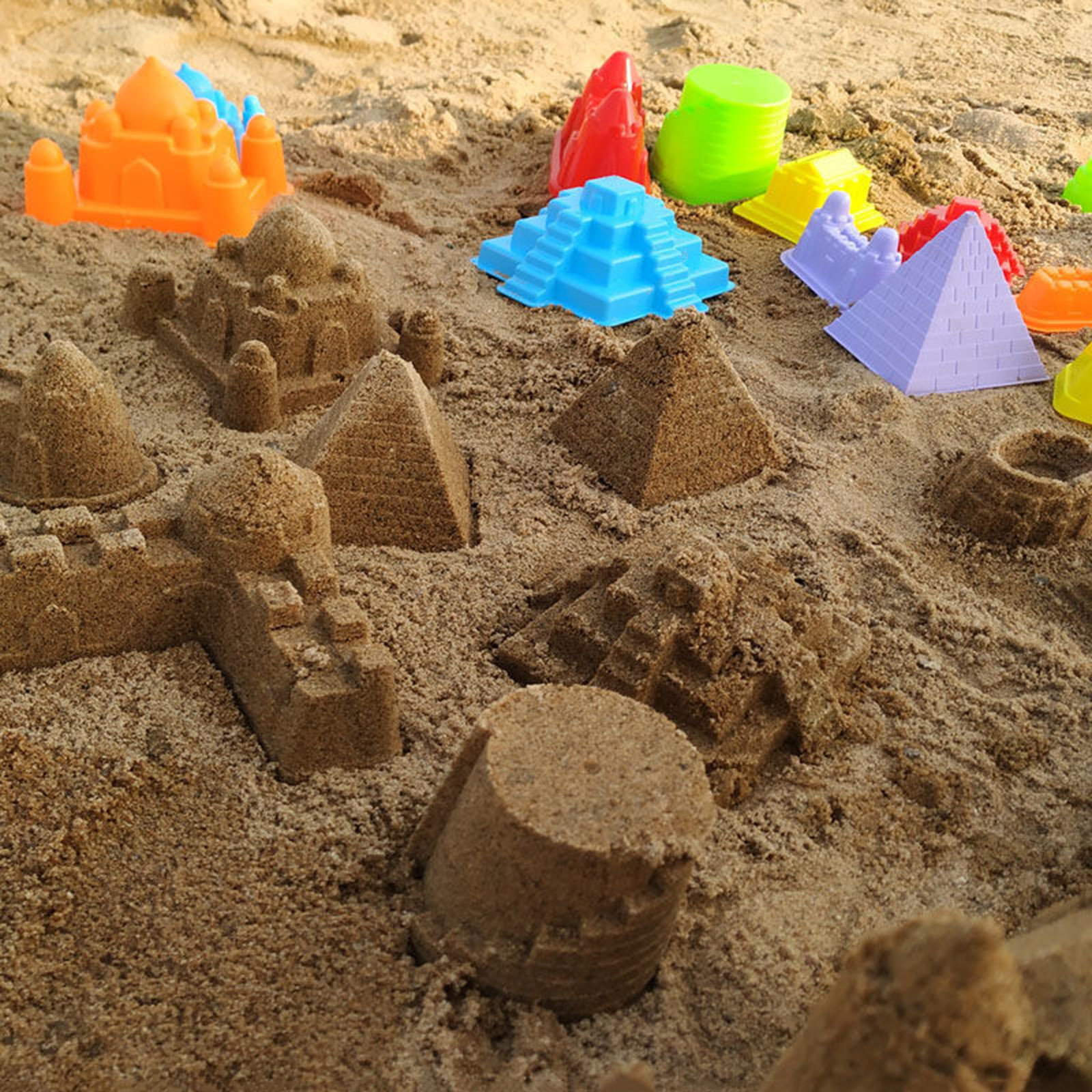 6 Pcs/set Creative Castle Sand - مراجعة Kinetic Sand Mold وسعره