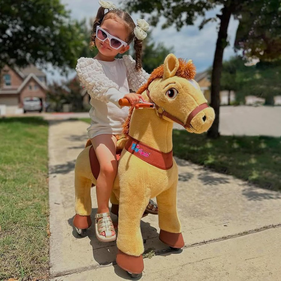 Kids Ride on Horse Toys Plush  - مراجعة Kids Toys Horse وسعره