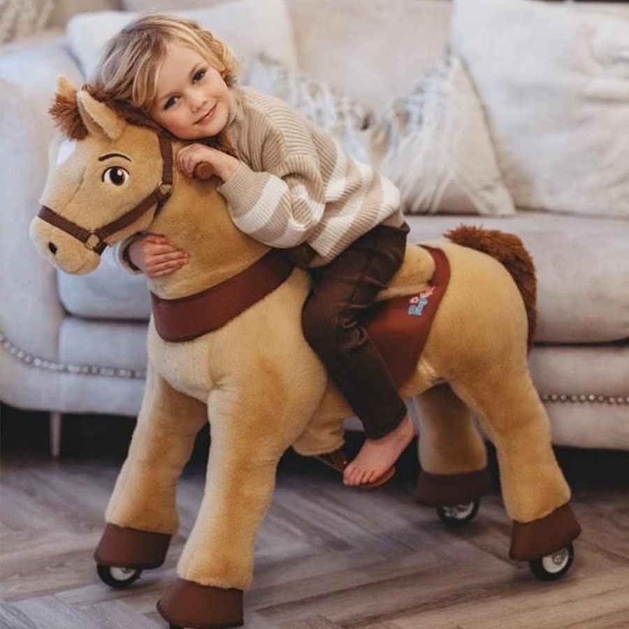 Kids Ride on Horse Toys Plush  - مراجعة Kids Toys Horse وسعره
