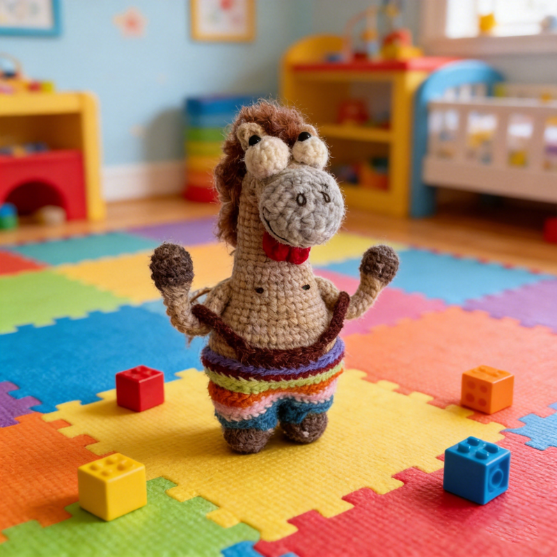 Custom Name Crochet Horse Plus - مراجعة Kids Toys Horse وسعره
