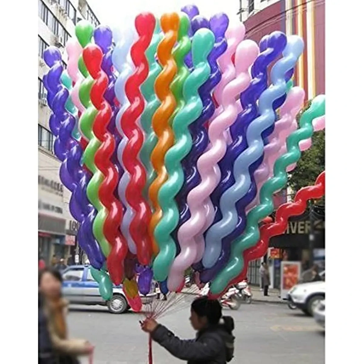 20Pcs Multicolor Spiral Long B - مراجعة Kids Toys Unique وسعره