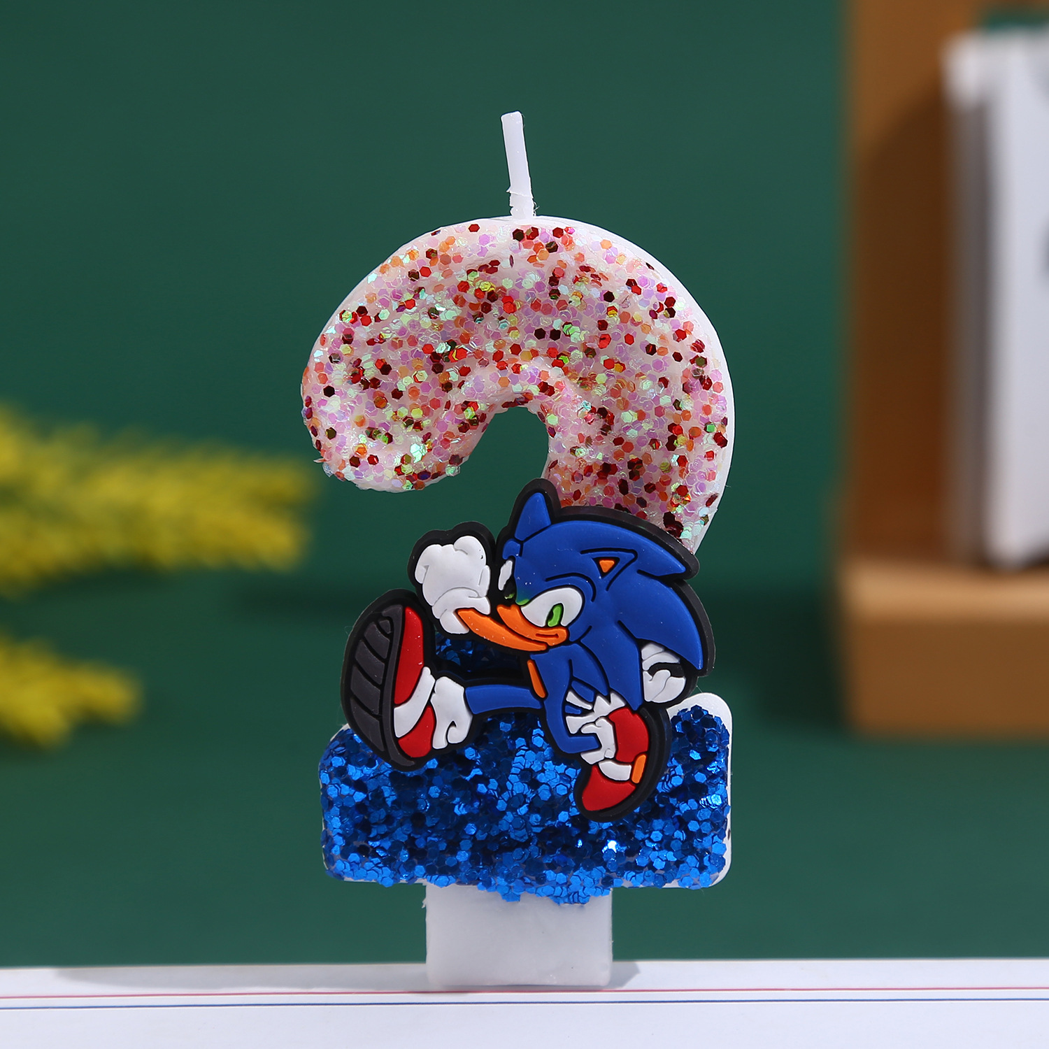 Blue Sonices Candle 0-9 Number - مراجعة Kids Toys Kitchen وسعره