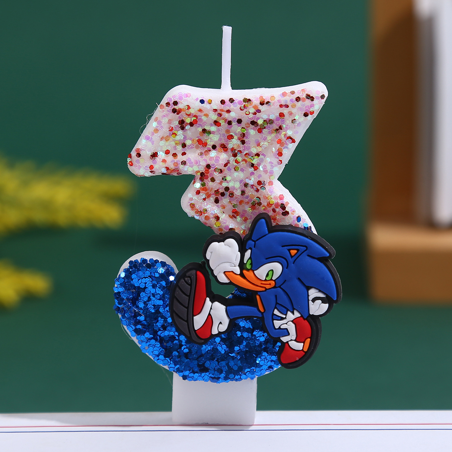 Blue Sonices Candle 0-9 Number - مراجعة Kids Toys Kitchen وسعره